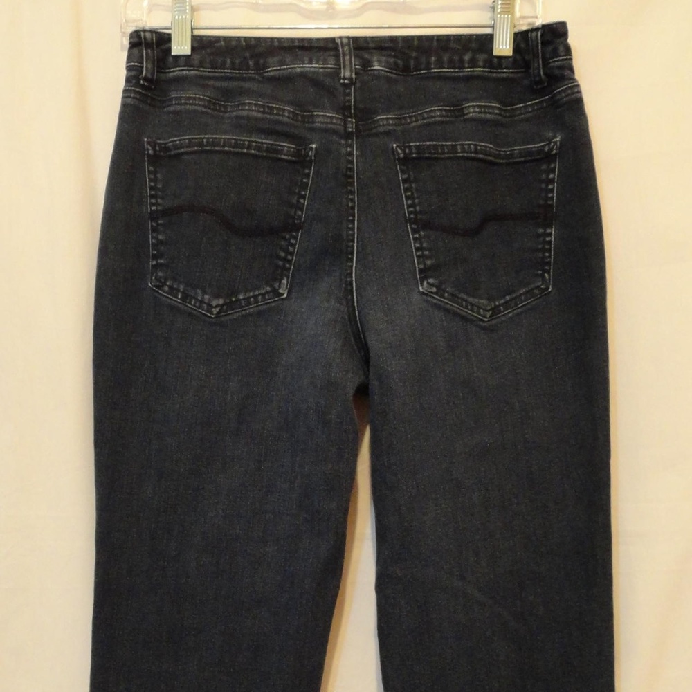 Classic Talbots Stretch Mid-Rise Boot Cut Jeans